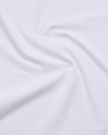 Ribbed t-shirt (white)