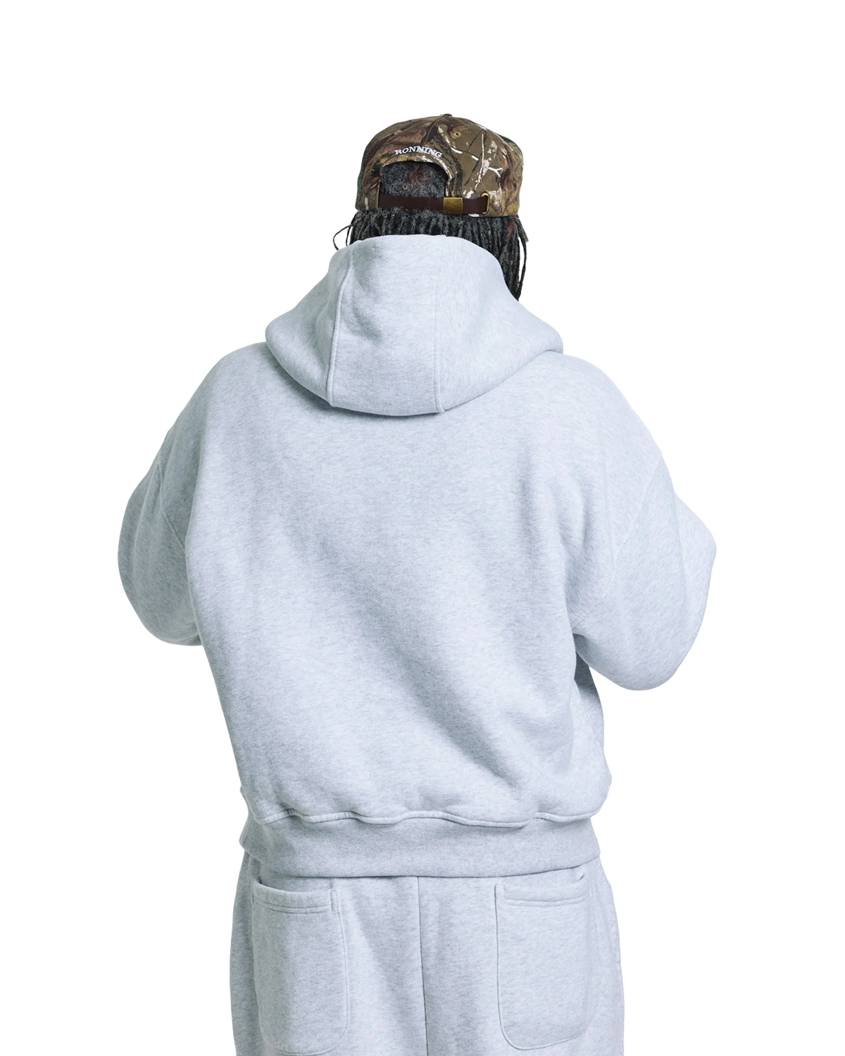 V1 HOODIE (GREY MARL)