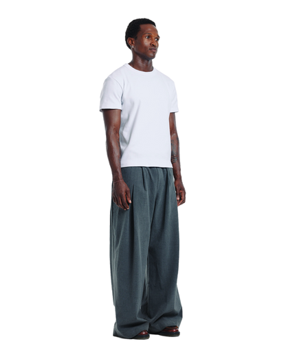 Ribbed t-shirt (white)