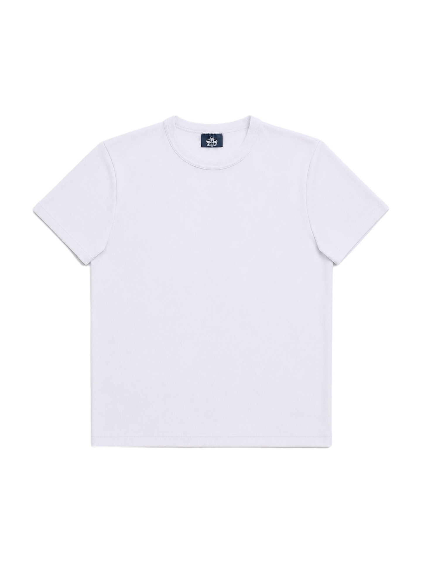Ribbed t-shirt (white)