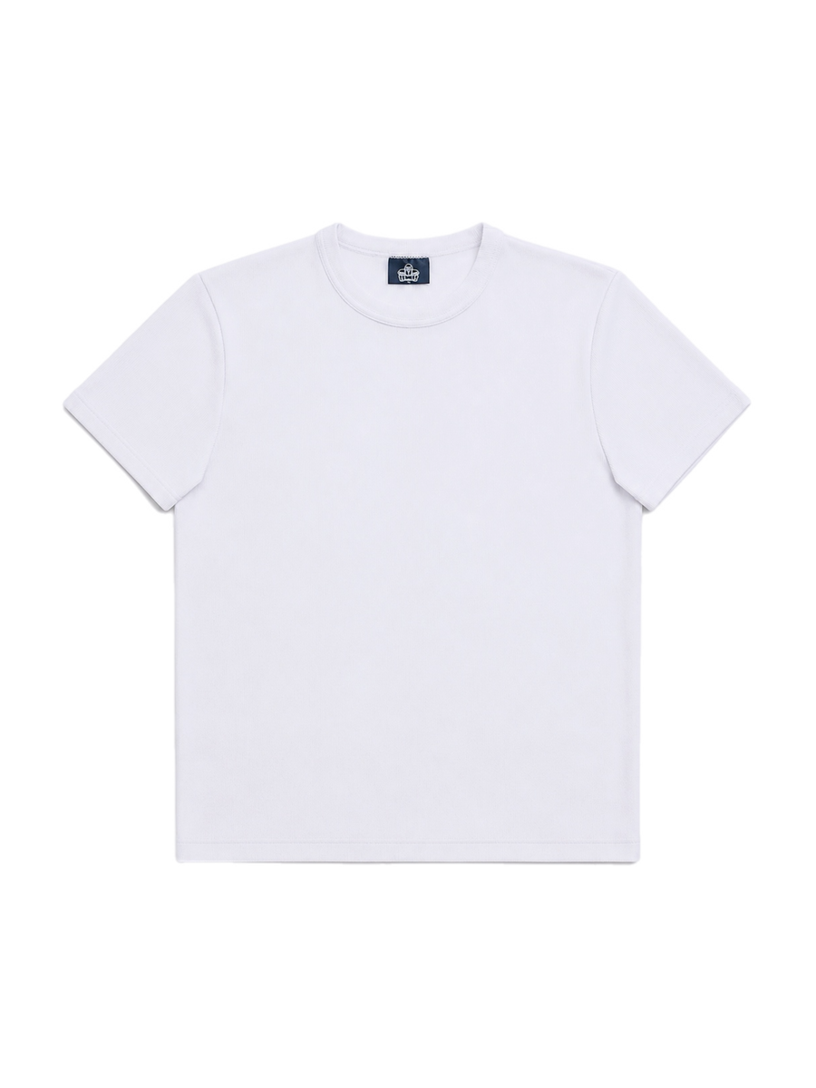 Ribbed t-shirt (white)