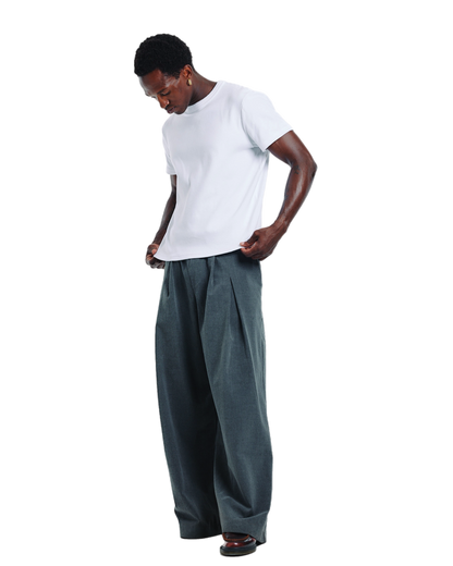 Ribbed t-shirt (white)