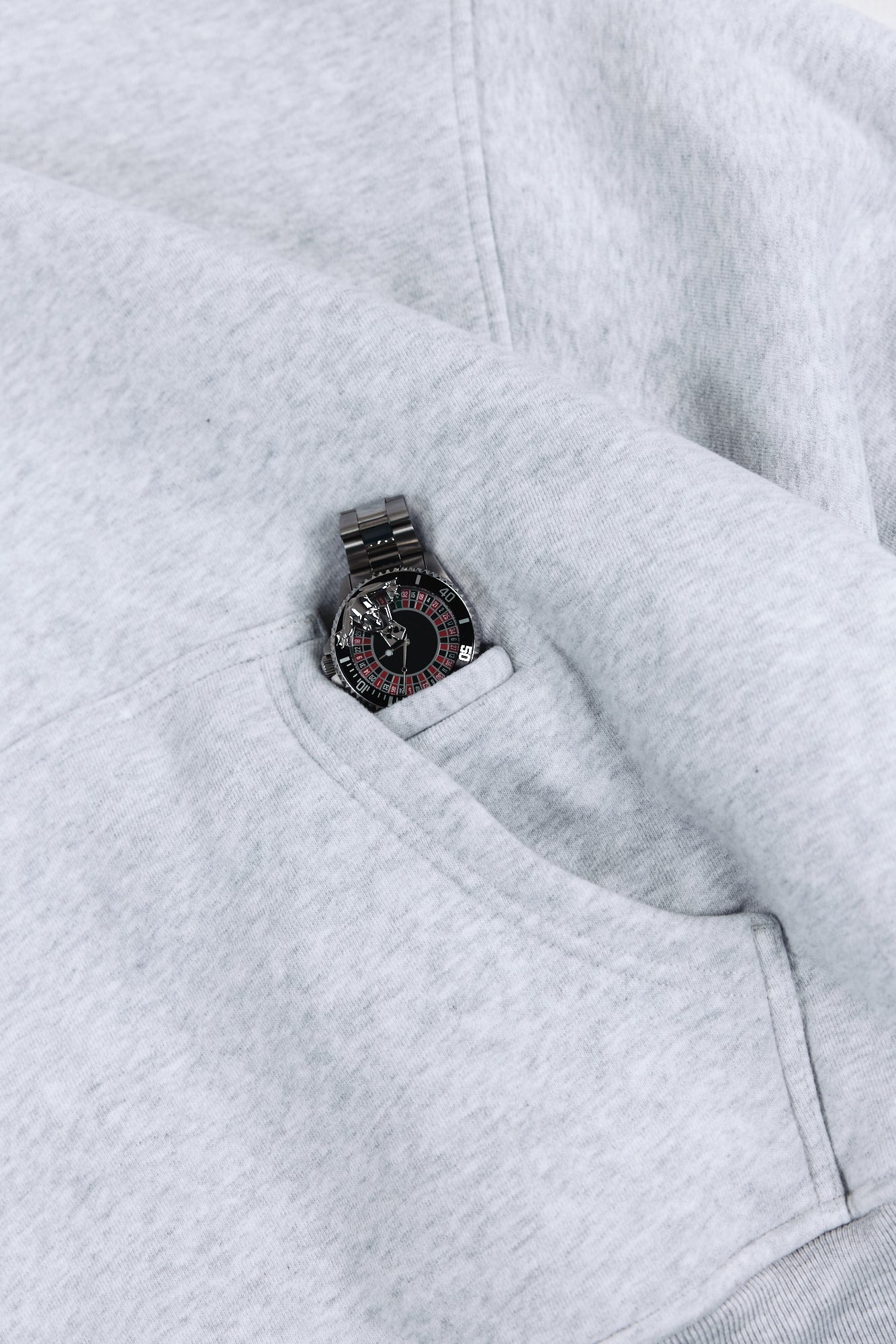 V1 HOODIE (GREY MARL)